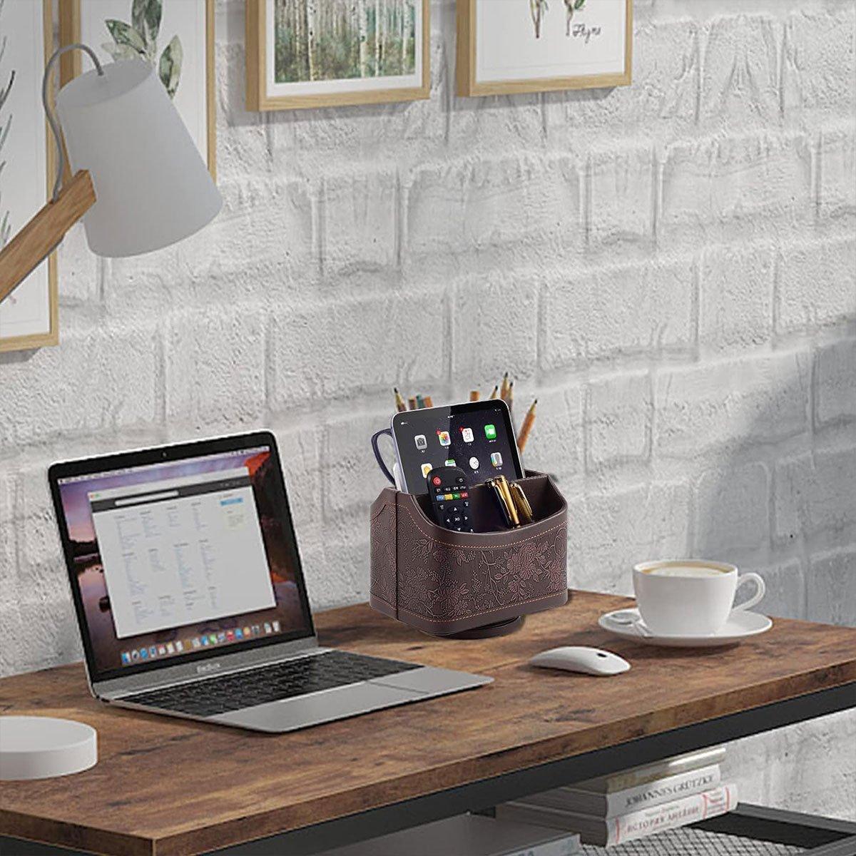 Rotating Desk Remote and Pen Storage Box | StorageOZ