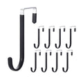 10 Pcs Over Door Hanger Hooks Two Colours | StorageOZ