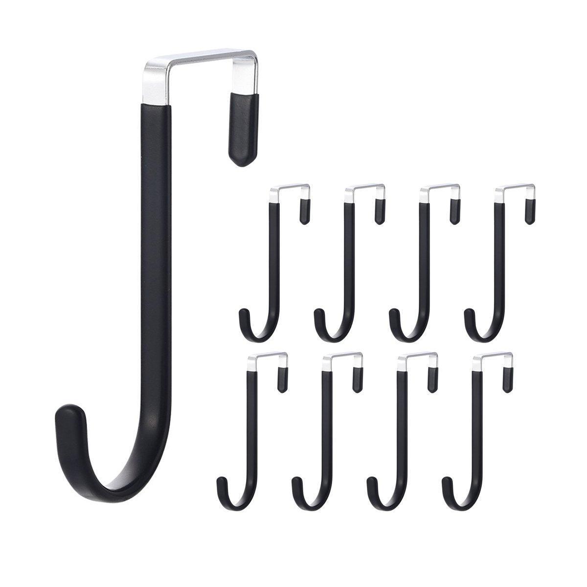 10 Pcs Over Door Hanger Hooks Two Colours | StorageOZ