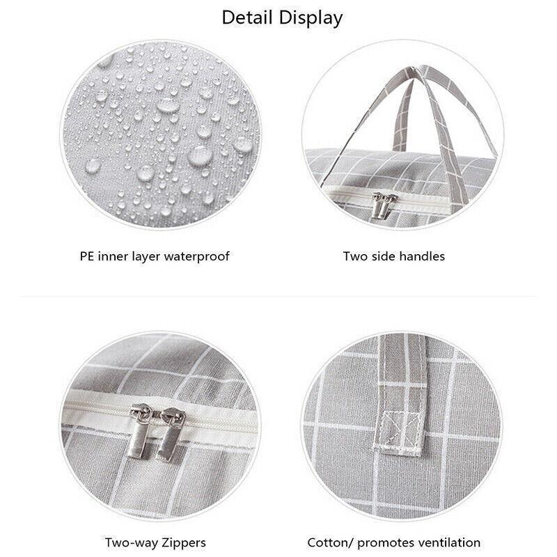 Cotton Linen Quilt Storage Bags Four Sizes | StorageOZ