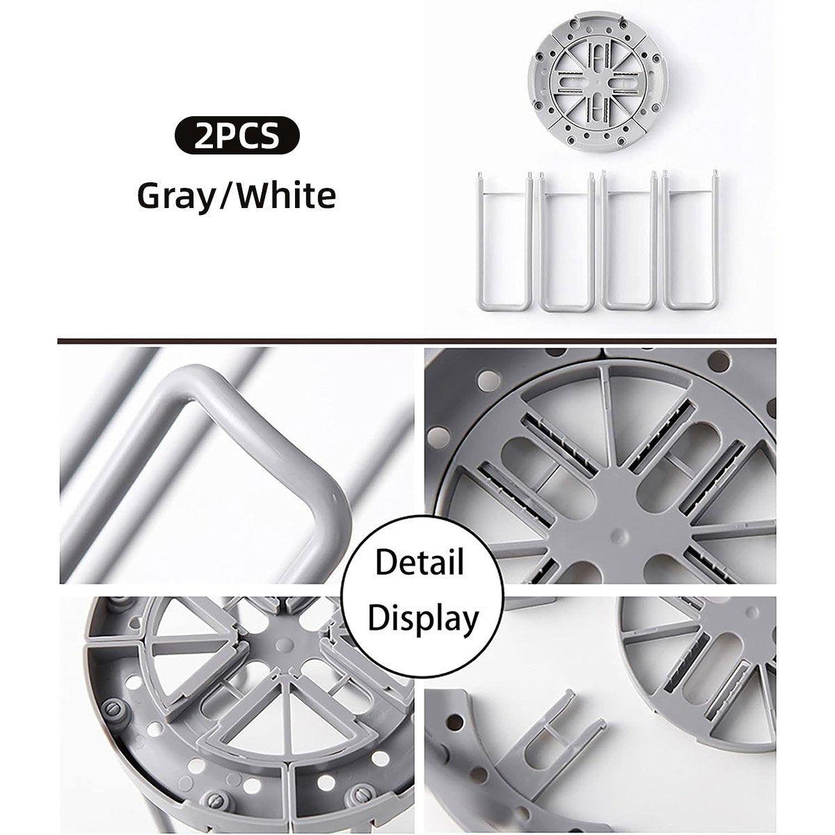 2 Pcs Retractable Bowl Drain Racks Two Colours | StorageOZ