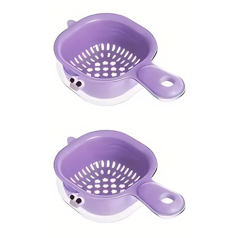 2 Pcs Duckbill Drain Basket Three Colours | StorageOZ