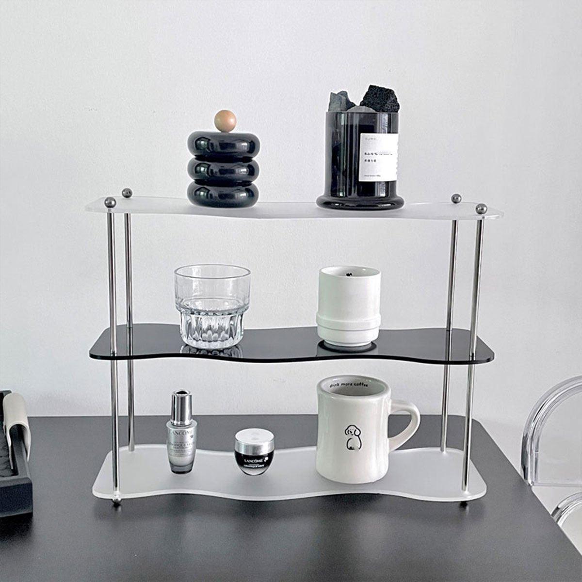 Two Tier Acrylic Display Stand Three Styles | StorageOZ