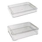 A4 Transparent File Storage Box Two Sizes | StorageOZ
