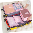 6 Pcs Luggage Organiser Set Seven Colours | StorageOZ