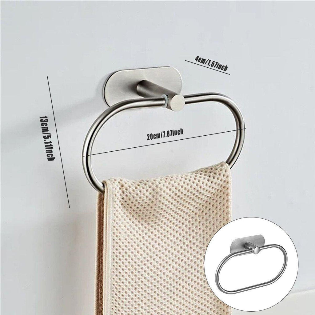 Towel Rings Two Colours Bath Organiser Set | StorageOZ