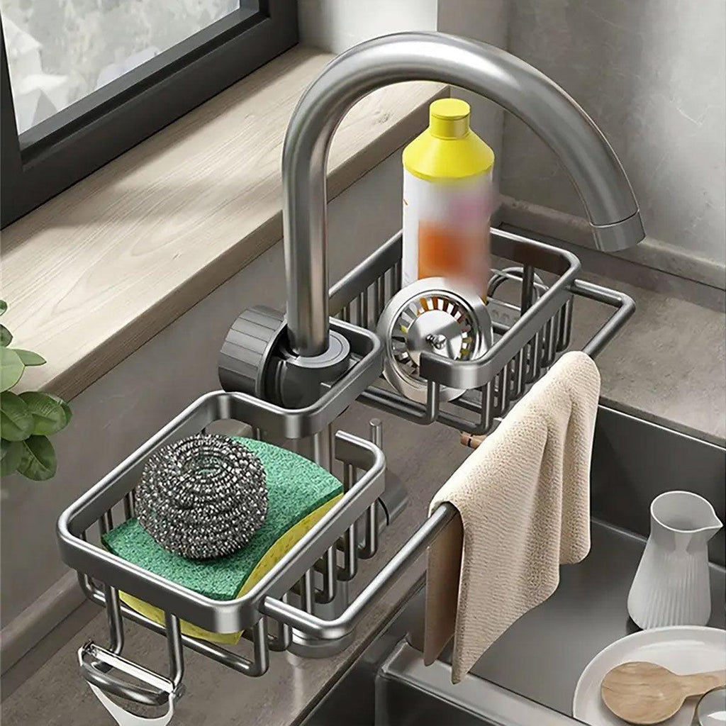 Aluminium Faucet Shelf Three Colours Set | StorageOZ