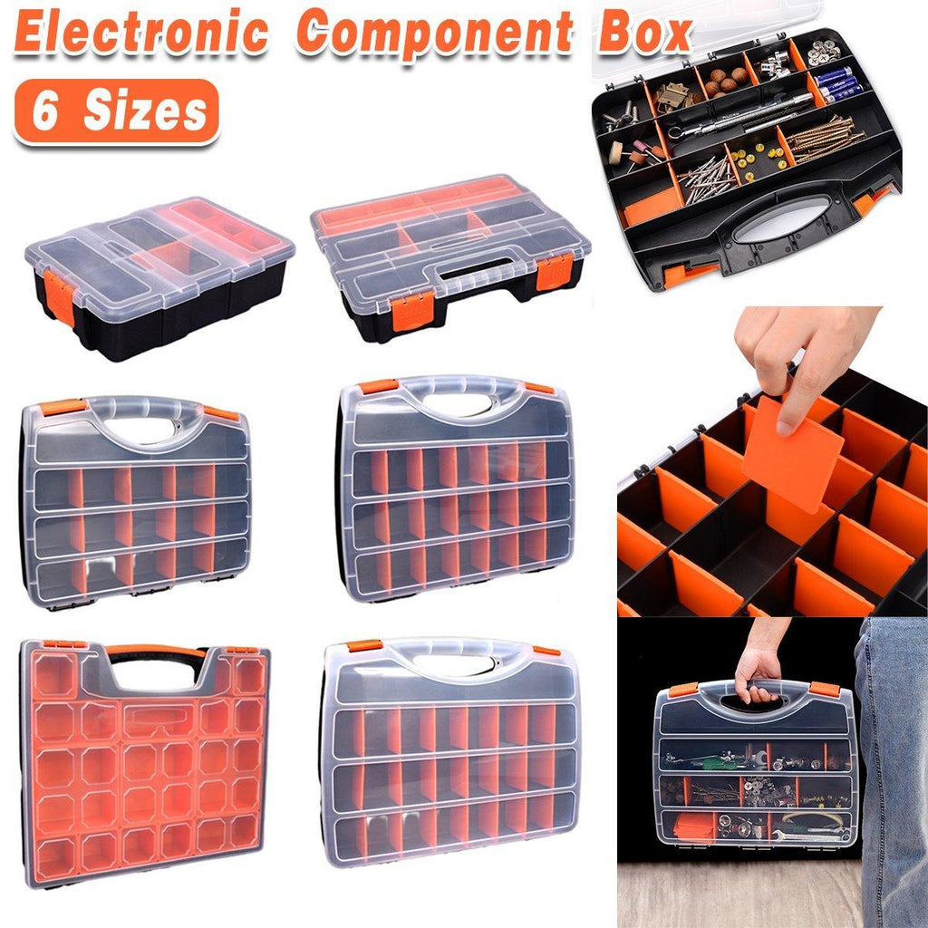 Compartment Plastic Parts Box in Six Sizes | StorageOZ
