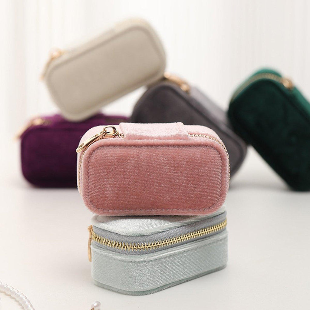 Mini Velvet Jewellery Box in Six Colours | StorageOZ