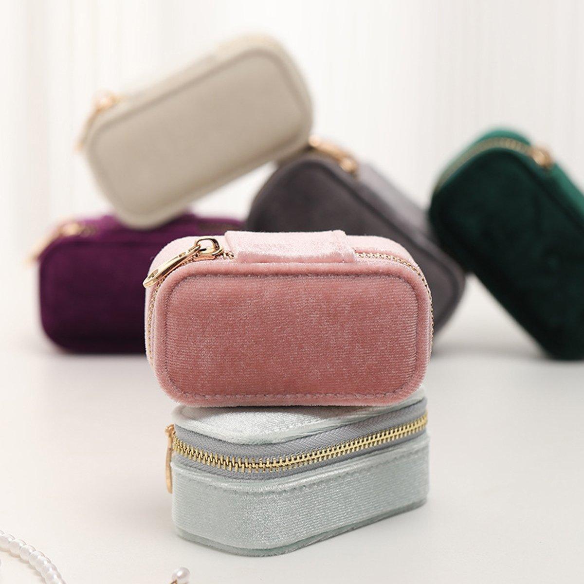 Mini Velvet Jewellery Box in Six Colours | StorageOZ