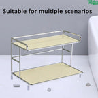 Two Tier Iron Cup Storage Rack Two Colours | StorageOZ
