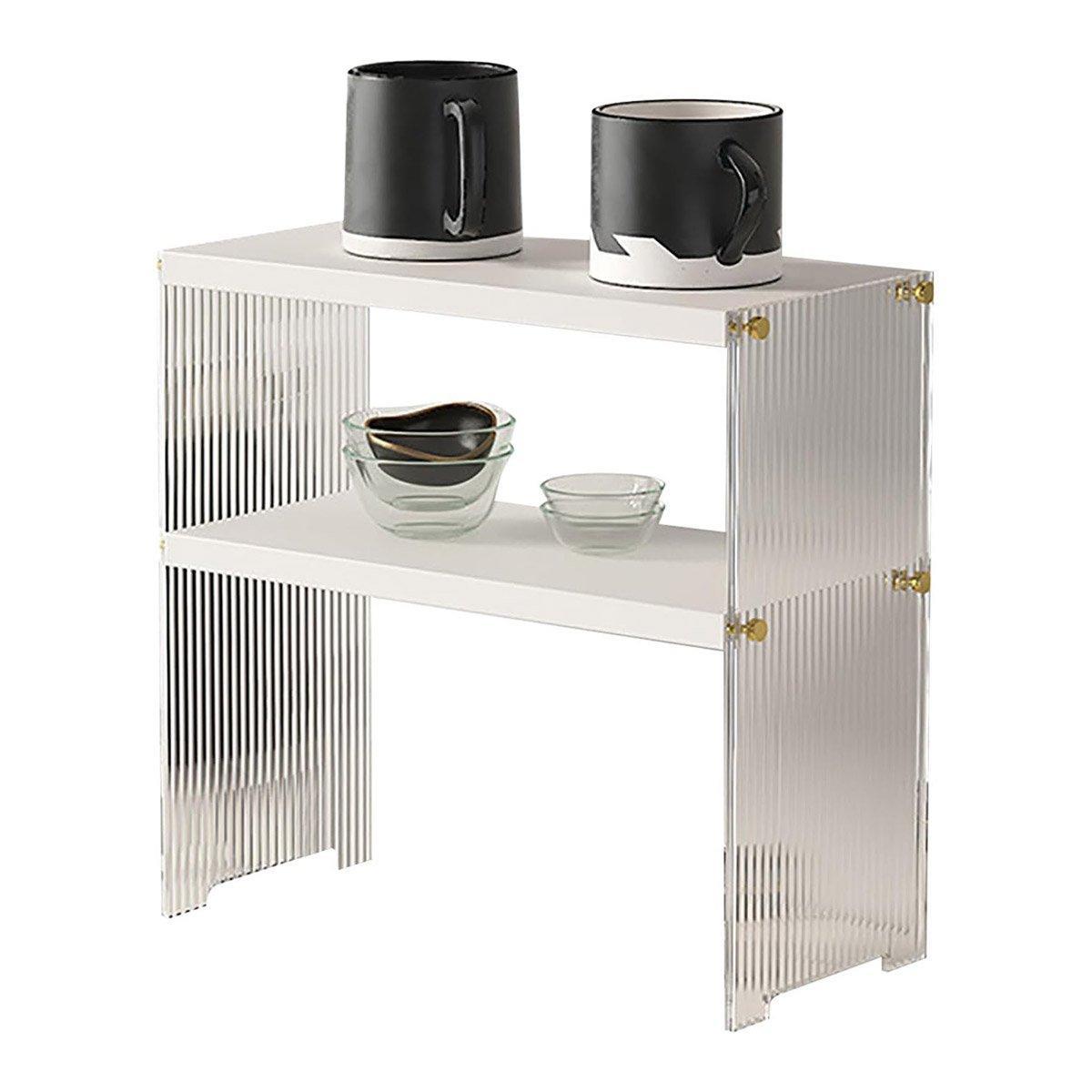 2 Tier Acrylic Cup Holder Desktop Storage | StorageOZ