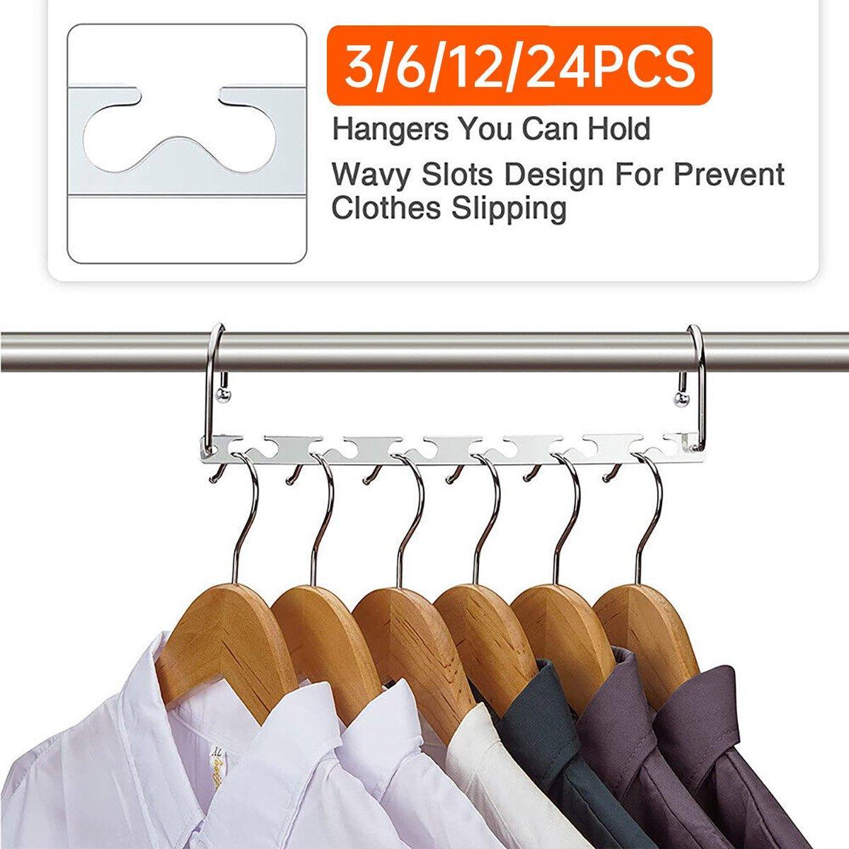 Metal Swivel Space Saving Hangers Four Packs | StorageOZ