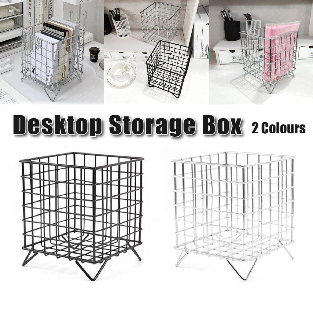 Wrought Iron Storage Basket in Two Colours | StorageOZ