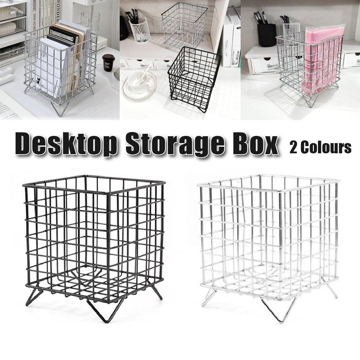 Wrought Iron Storage Basket in Two Colours | StorageOZ