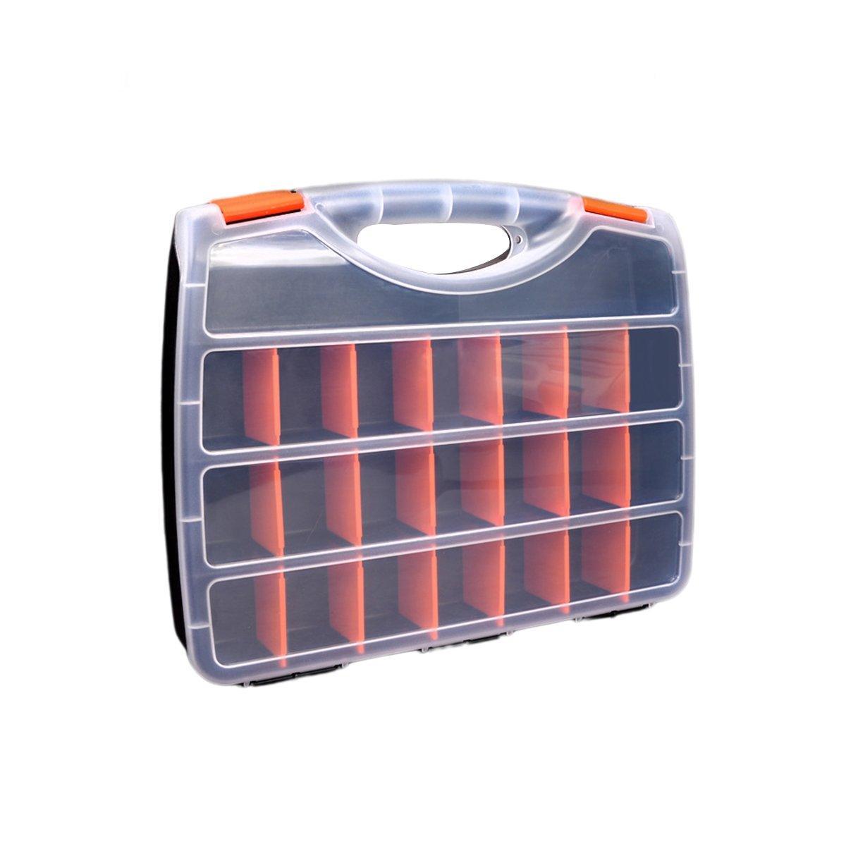Compartment Plastic Parts Box in Six Sizes | StorageOZ
