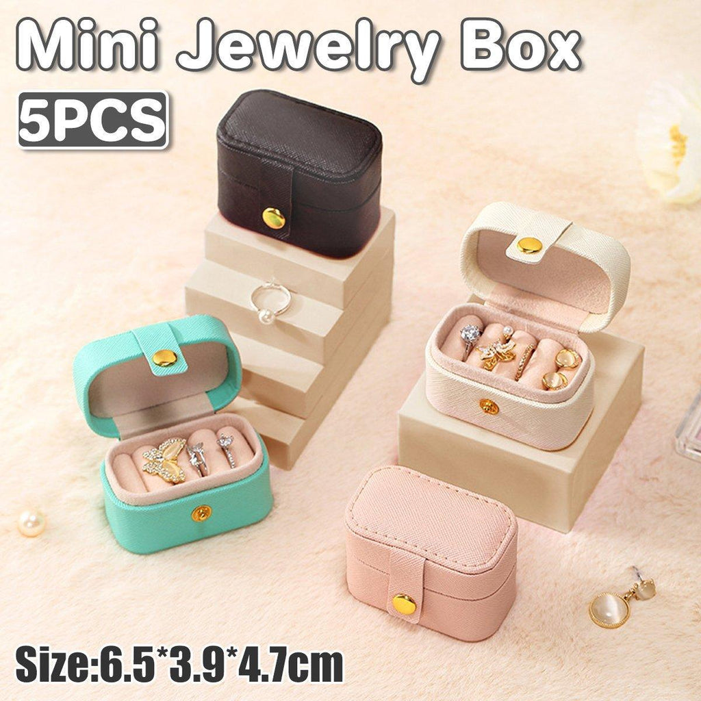 5 Pcs Mini Jewellery Boxes in Four Colours | StorageOZ