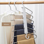 Stainless Folding Pants Rack Two Colours | StorageOZ