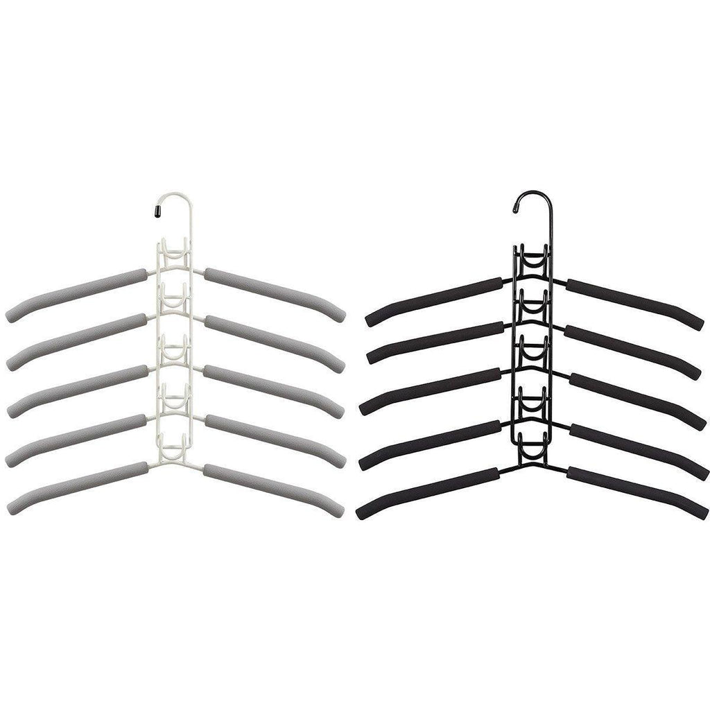 Multi Layer Folding Clothes Hanger Two Colours | StorageOZ