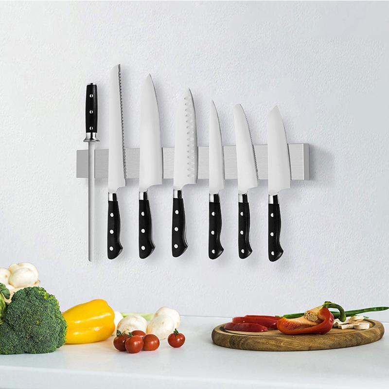 Stainless Magnetic Knife Holder Three Lengths | StorageOZ