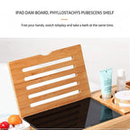 Bamboo Bathtub Tray Shelf for Bath Essentials | StorageOZ
