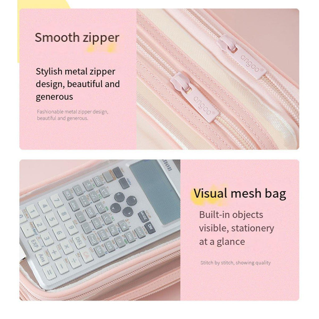 Gauze Pen Cases Two Colours Desk Organiser | StorageOZ