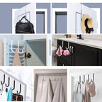 10 Pcs Over Door Hanger Hooks Two Colours | StorageOZ