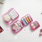 4 Pcs PVC Cosmetic Storage Bags Nine Colours | StorageOZ