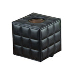 Square PU Leather Tissue Box Cover Holder | StorageOZ