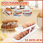 2 Tier Rolling Fridge Egg Dispenser Rack | StorageOZ