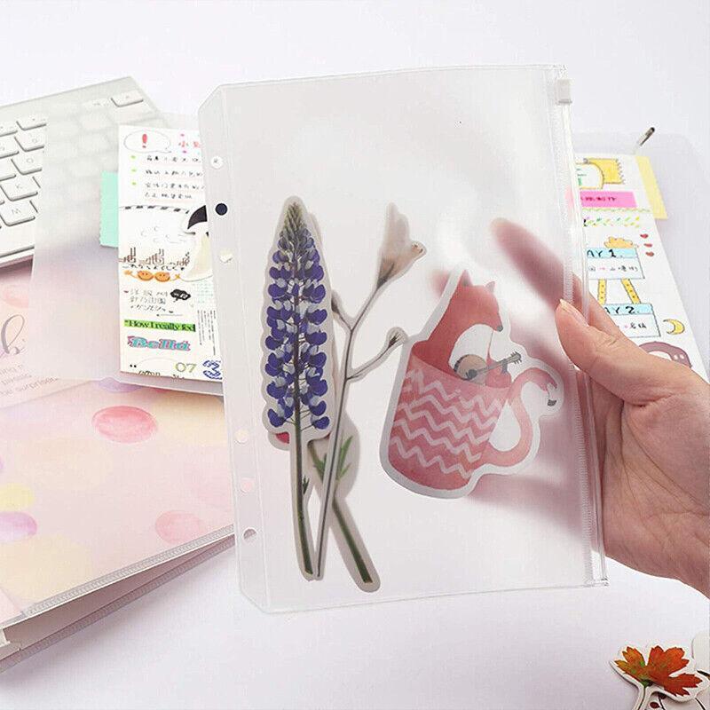 12 Pcs Binder Pockets in Three Paper Sizes | StorageOZ
