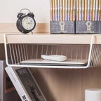 3 Pcs White Hanging Under Shelf Basket Set | StorageOZ