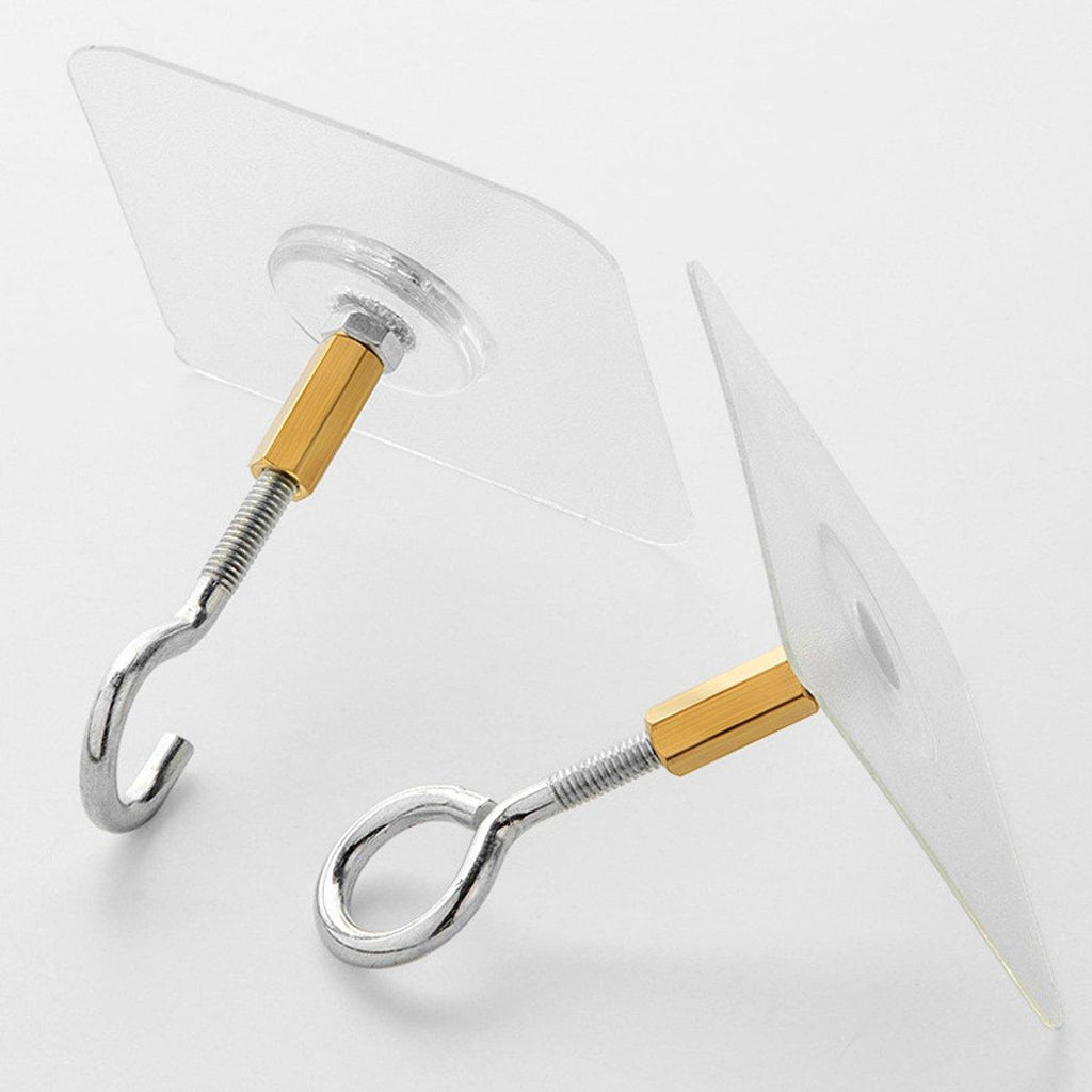 12 Pcs Stainless Steel Adhesive Wall Hooks | StorageOZ
