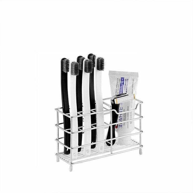 Stainless Steel Wire Toothbrush Holder Stand | StorageOZ