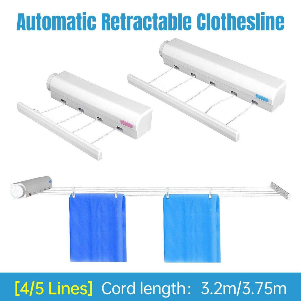 Retractable Clothesline with 4 or 5 Lines | StorageOZ