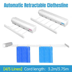 Retractable Clothesline with 4 or 5 Lines | StorageOZ