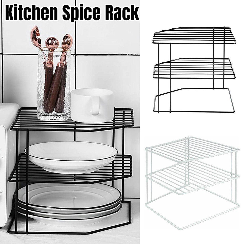 Iron Kitchen Spice Plate Rack Two Colours | StorageOZ