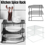 Iron Kitchen Spice Plate Rack Two Colours | StorageOZ