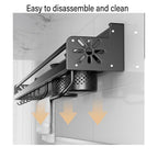Punch Free Kitchen Wall Storage Rack Two Colours | StorageOZ