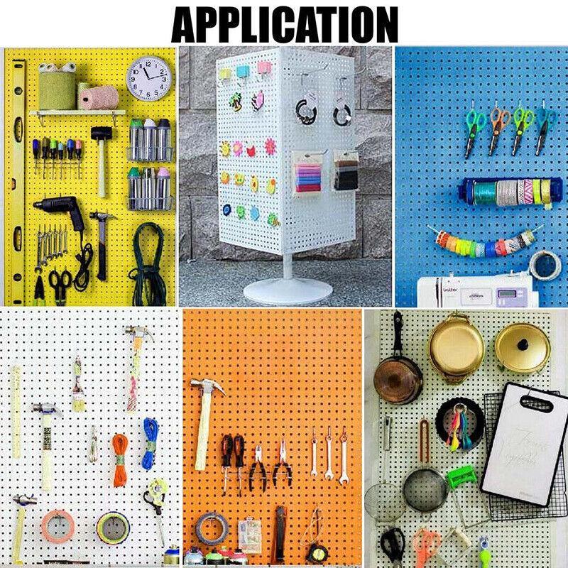 50 Pcs Steel Pegboard Hooks Four Lengths | StorageOZ