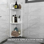 3 Tier Bathroom Corner Storage Shelf Rack | StorageOZ