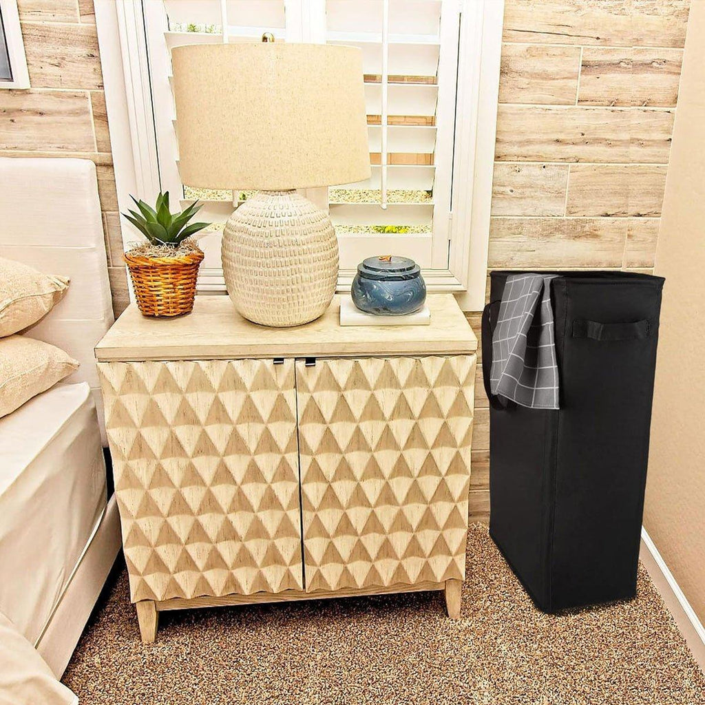 Slim Foldable Oxford Laundry Basket Four Colours | StorageOZ
