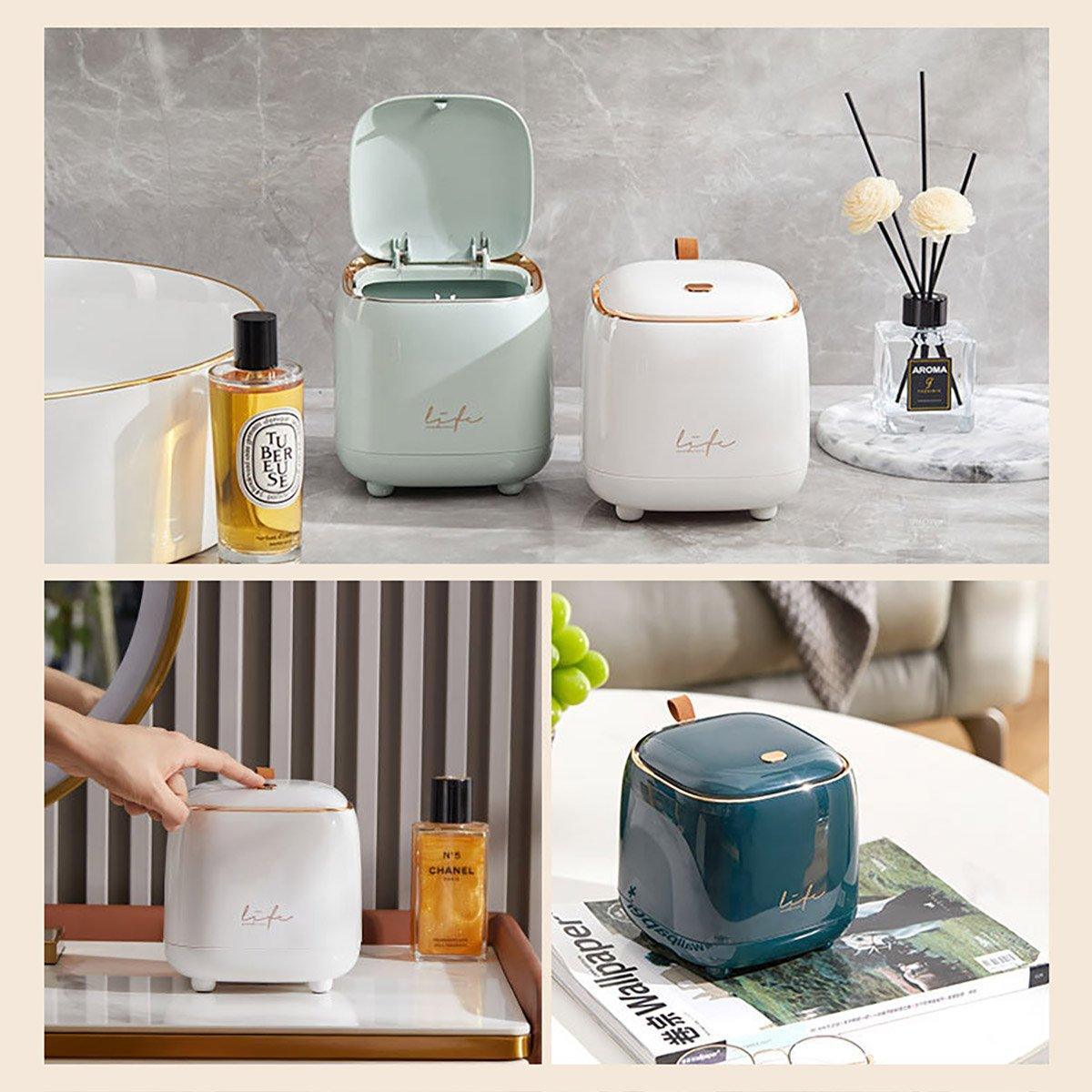 Compact Desktop Waste Bin in Three Colours | StorageOZ