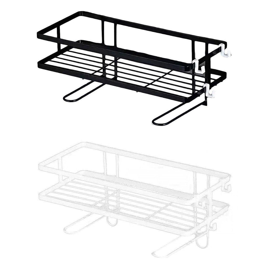 Stainless Bathroom Wall Storage Rack Two Colours | StorageOZ