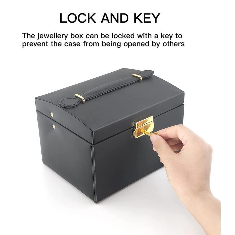 Two Drawer Velvet Jewellery Box Two Colours | StorageOZ