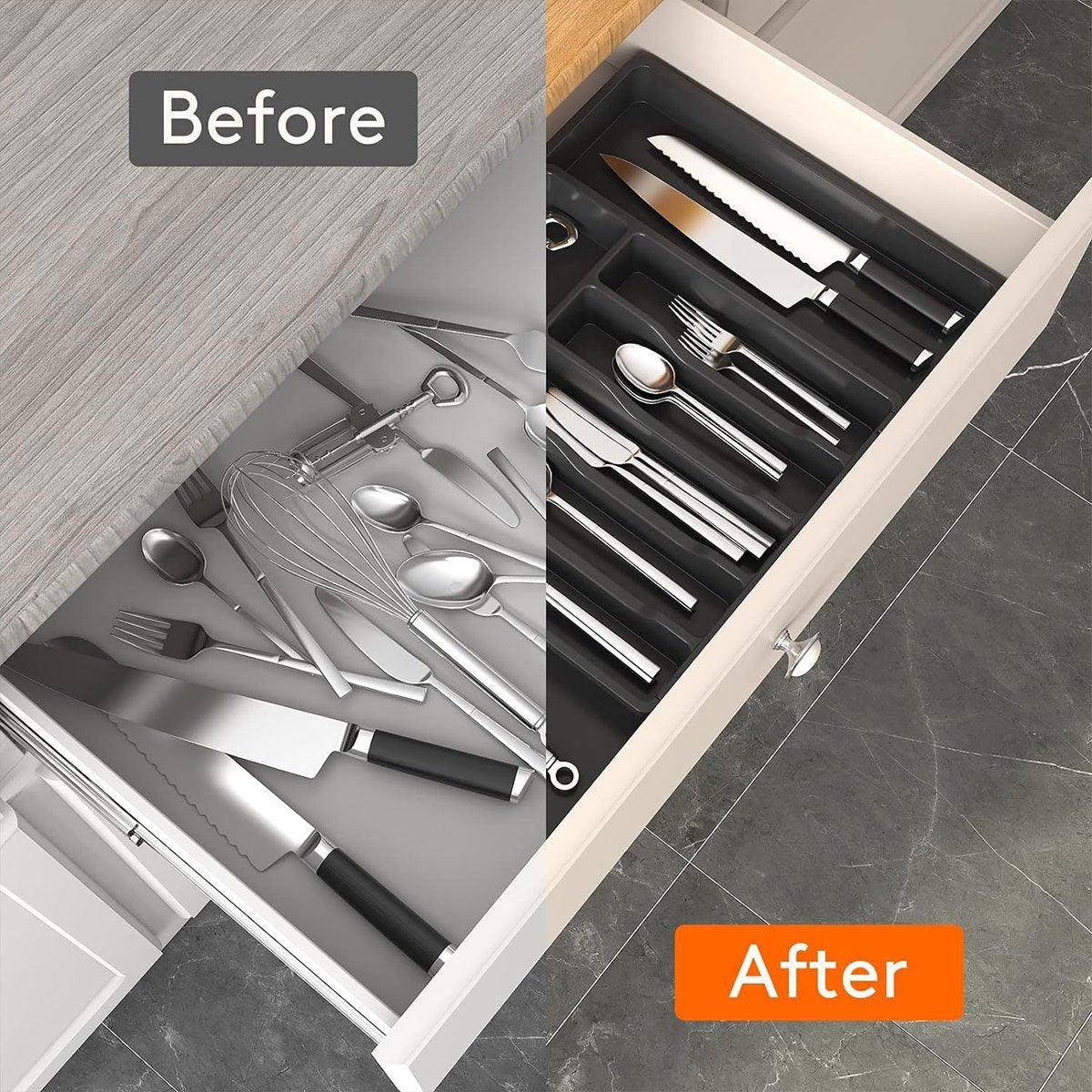 Expandable Kitchen Utensil Tray Organiser | StorageOZ