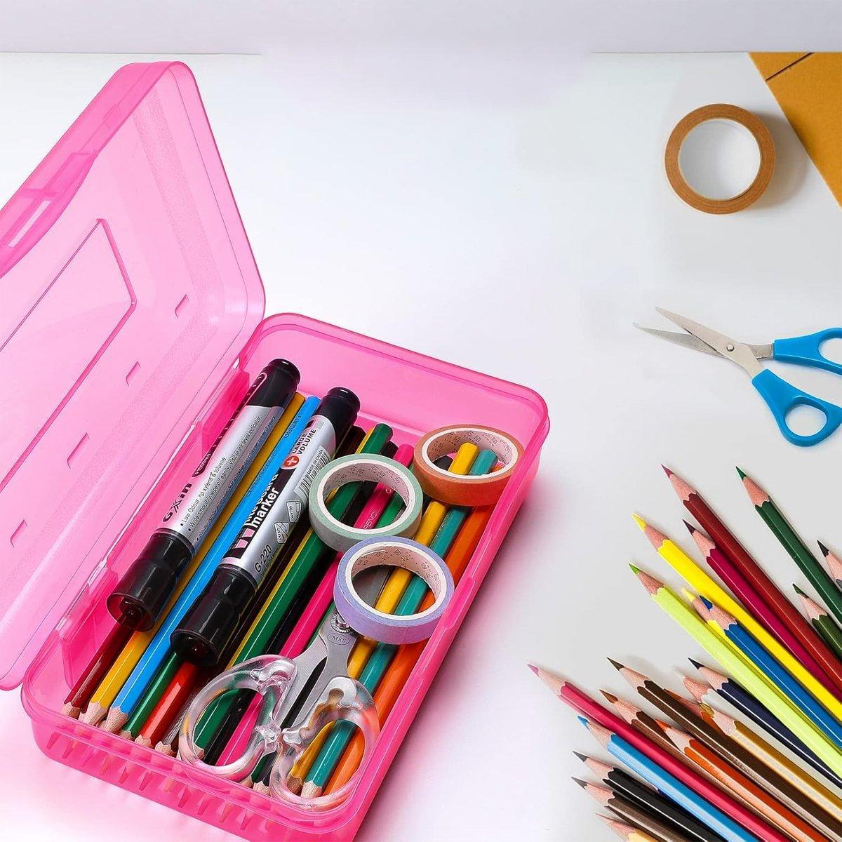 Pencil Boxes Several Colours Desk Organiser | StorageOZ