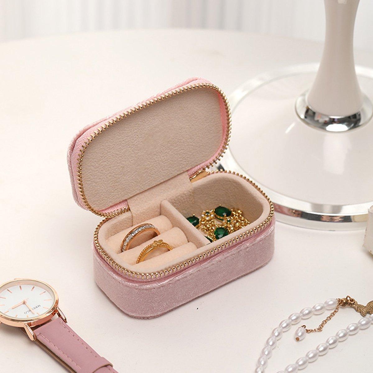 Mini Velvet Jewellery Box in Six Colours | StorageOZ