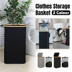 Bamboo Rim Laundry Hamper in Two Colours | StorageOZ