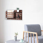 Wood Look Wall Shelf Storage Organiser Set | StorageOZ